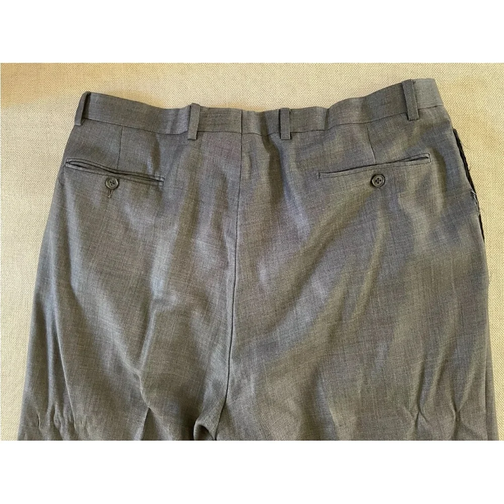 JOSEPH‎ ABBOUD Made in USA Vintage Wool 2-Button Suit in Everyday Gray Size 44 L